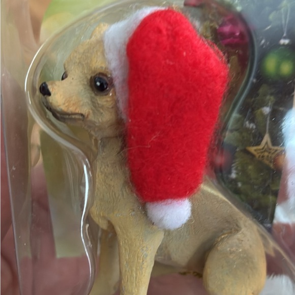 Chihuahua Figurine with Red Santa Hat - Picture 2 of 2